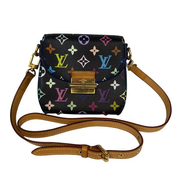 Louis Vuitton Handbags - Louis Vuitton Multicolor Heartbreaker Bag Monogram Crossbody Vintage Black LV